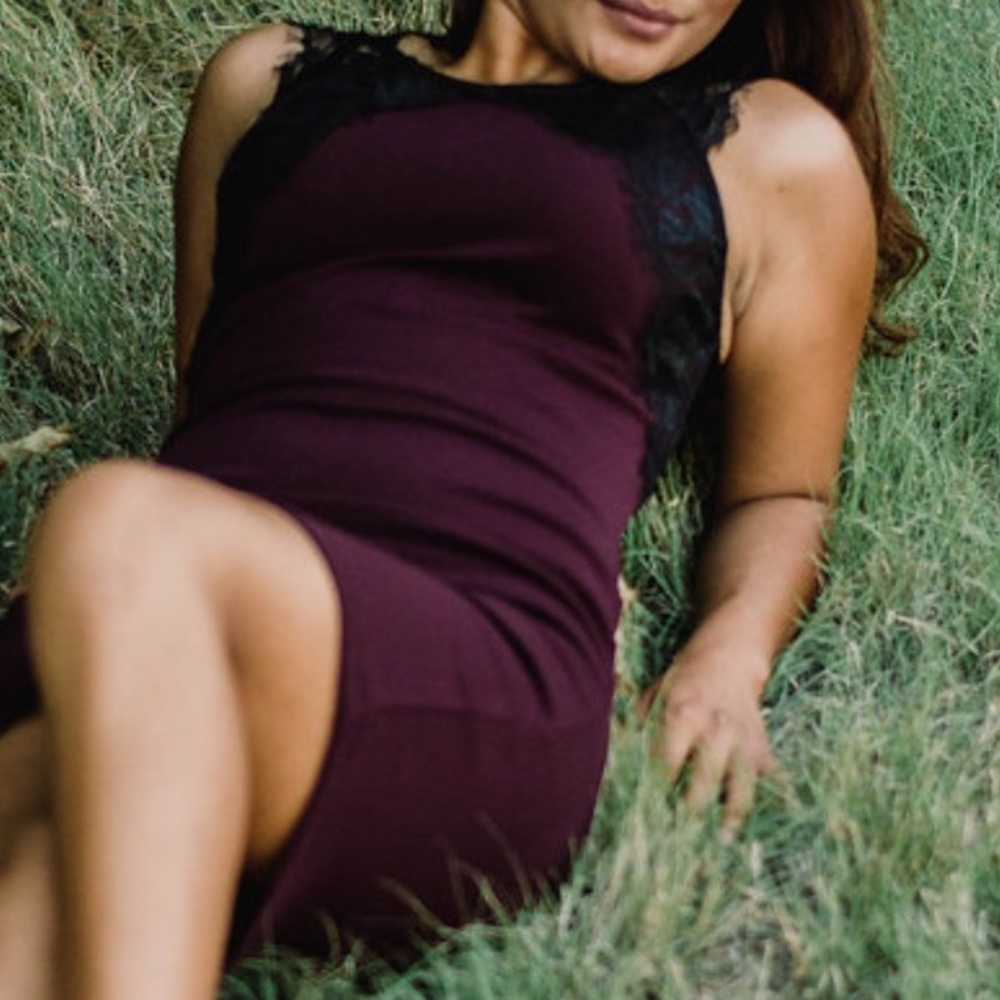 Purple dress